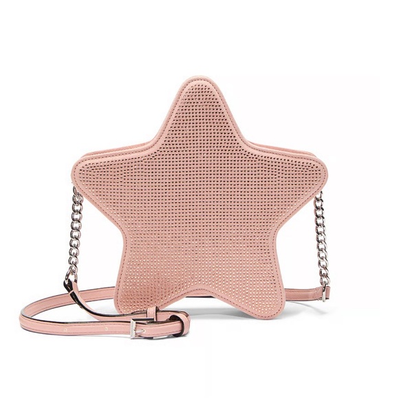 Victoria's Secret Handbags - NWT(packaged)VS Crossbody Pink Star Embellished bag Victoria’s Secret 9”